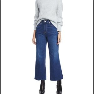 RAG & BONE High Rise Cropped Flare Jeans